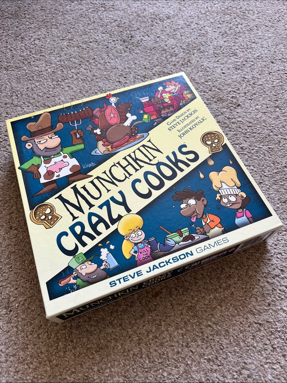 Munchkin Crazy Cooks Board Game 2018 1st Edition / Steve Jackson Games
